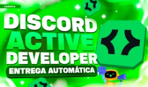 Discord Badge Active Developer | Desenvolvedor Ativo