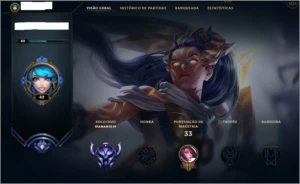 Conta Diamante 4 - League of Legends LOL