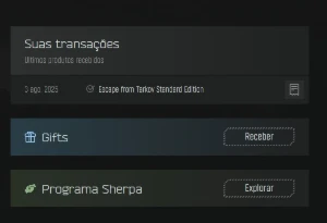 Conta Escape From Tarkov Edição Standard