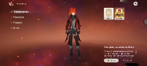 Conta Ar 50 America, 9T5, 612 Gemas + Skin Diluc - Genshin Impact