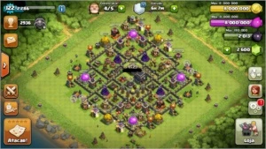 Conta cv 9 FULL/ Só falta 4 níveis para Rainha - Clash of Clans