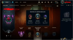 Conta Mestre, 63% Winrate, Nivel 48, 30 Campeões, 9 skins - League of Legends LOL