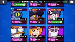 Conta Brawl Stars 9831 troféus