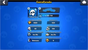 Conta Brawl Stars 9831 troféus