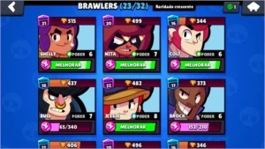 Conta Brawl Stars 9831 troféus