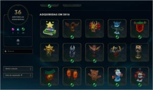 Conta Platina1/Borda Diamante/todos campeoes/241Skins. - League of Legends LOL