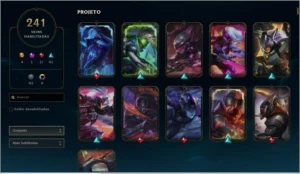 Conta Platina1/Borda Diamante/todos campeoes/241Skins. - League of Legends LOL