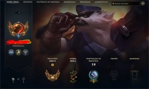 Conta lol ouro 4 - League of Legends
