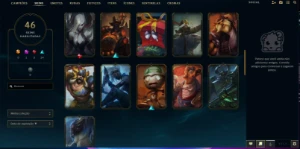 Conta de LOL Unraked com 46 skin 122 Champs - League of Legends