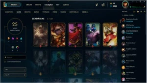 Conta Ouro com varias skins! - League of Legends LOL
