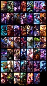 Conta De League Of Legends,50 skins,icones Raros LOL