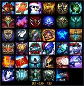 Conta De League Of Legends,50 skins,icones Raros LOL