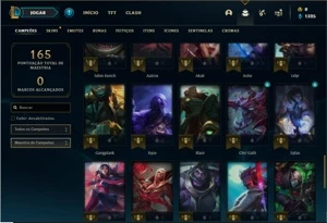 Conta Bronze 2 com 58 Champs e 19 Skins + 1 Fragmento - League of Legends LOL