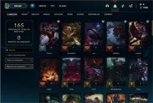 Conta Bronze 2 com 58 Champs e 19 Skins + 1 Fragmento - League of Legends LOL