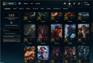 Conta Bronze 2 com 58 Champs e 19 Skins + 1 Fragmento - League of Legends LOL