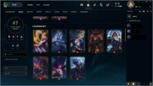 CONTA SMURF NO SERVIDOR NA - 47 SKINS (2 PRESTÍGIO) - League of Legends LOL