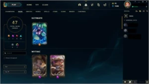 CONTA SMURF NO SERVIDOR NA - 47 SKINS (2 PRESTÍGIO) - League of Legends LOL