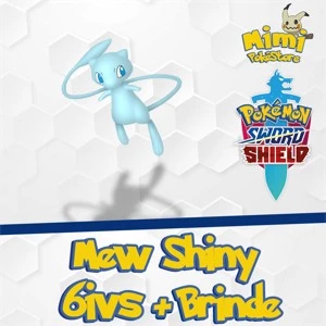 Mew Shiny 6IVs Evento + Brinde - Pokémon Sword e Shield