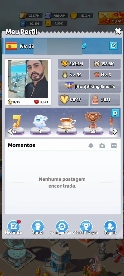 🔥 Oportunidade: Vendo Conta Last War Hq 33 (247M Poder) - Outros