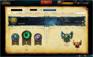 Conta Platina 2 - 96 Champs - 34 Skins - Borda Platina - League of Legends LOL