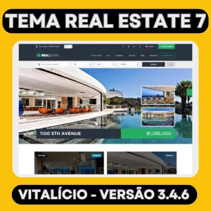 Tema Wordpress Real Estate 7 Versão 3.4.6 para Imobiliárias
