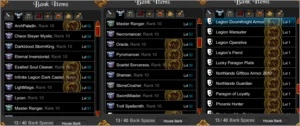 Conta AQW lvl100 com Revenent , Void e outras - Adventure Quest World