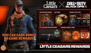 Pacote Little Caesars Cod Black Ops 6 Código