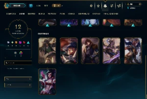 Esmeralda 2 com 40 Champs e 12 Skins - League of Legends LOL