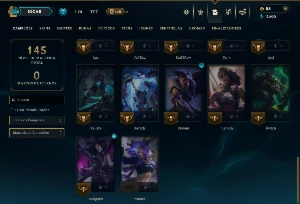 Esmeralda 2 com 40 Champs e 12 Skins - League of Legends LOL