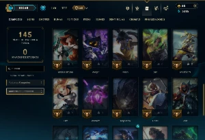 Esmeralda 2 com 40 Champs e 12 Skins - League of Legends LOL