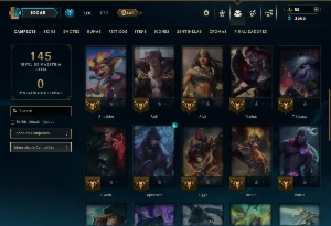 Esmeralda 2 com 40 Champs e 12 Skins - League of Legends LOL