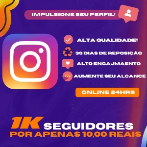 ⚡ Promoção Relâmpago: 1.000 Seguidores por Só R$10,00! 🚀