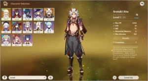 Genshin Impact | AR10 Itto + Mona + Qiqi [Starter]