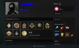 Conta de CS2 com 9 Medalhas muito boa ! - Counter Strike