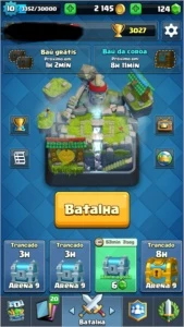 Clash Royale- 3 lendárias- troca de nome disponível