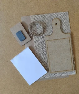 Kit para Bloco de Anotações com Ímã de Geladeira - Artesanato e Personalizados