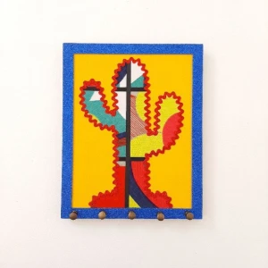 Porta Chaves Cacto - Artesanato e Personalizados
