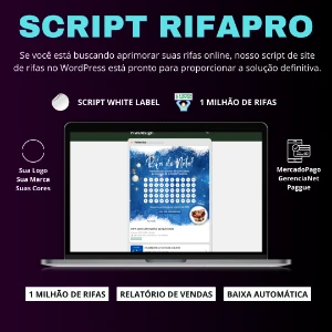 Script para Sites de Rifas Online 2024 Profissional - Softwares e Licenças