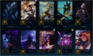 Conta League of Legends Smurf com RP,Skins e Passe ! LOL