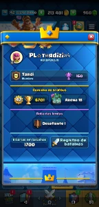 Contas Clash Royale Nvl 14