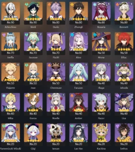 ⭐ GENSHIN IMPACT - AR56, 16T5, Arlecchino + Bis, Zhongli + B