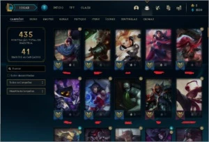 Conta nvl 312, 102 skins (2 ultimates), 8 m7 e 10 m6 - League of Legends LOL