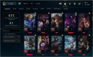 Conta nvl 312, 102 skins (2 ultimates), 8 m7 e 10 m6 - League of Legends LOL