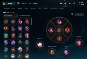 Conta Platina 4 com 33 Champs e 10 Skins - League of Legends LOL