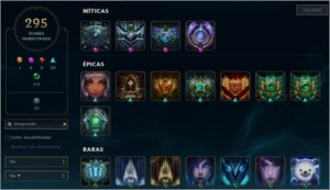 conta diamon lol season 5 ate  atual S11 diamon, full champ. - League of Legends
