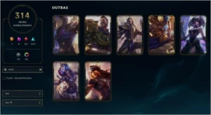conta diamon lol season 5 ate  atual S11 diamon, full champ. - League of Legends