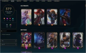 Conta ouro com varias skins - League of Legends LOL