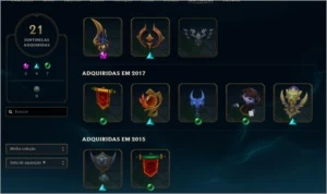 141 Skins, todos campeões e 15k de EA. - League of Legends LOL