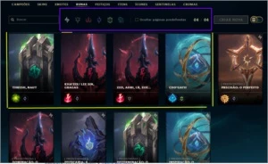 141 Skins, todos campeões e 15k de EA. - League of Legends LOL