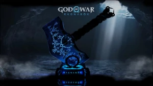 Mjolnir God of War Ragnarok Martelo stl 3d led